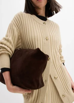 Chaqueta de punto de mezcla de viscosa suave