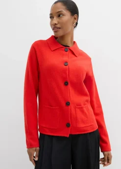 Chaqueta de punto de mezcla de viscosa