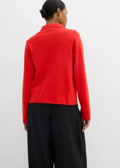 Chaqueta de punto de mezcla de viscosa