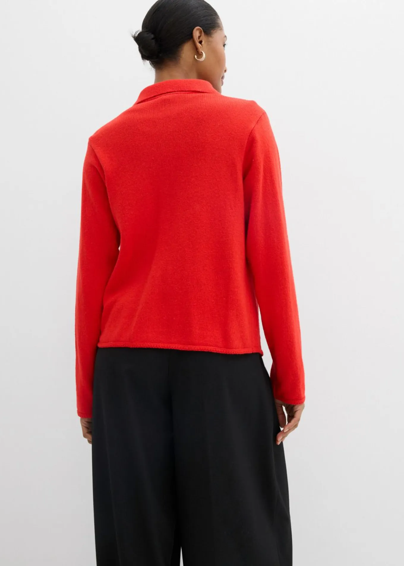 Chaqueta de punto de mezcla de viscosa