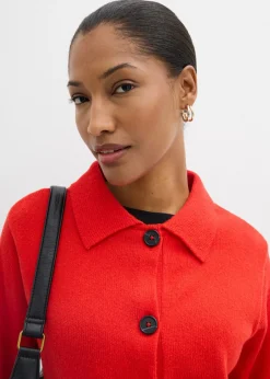 Chaqueta de punto de mezcla de viscosa