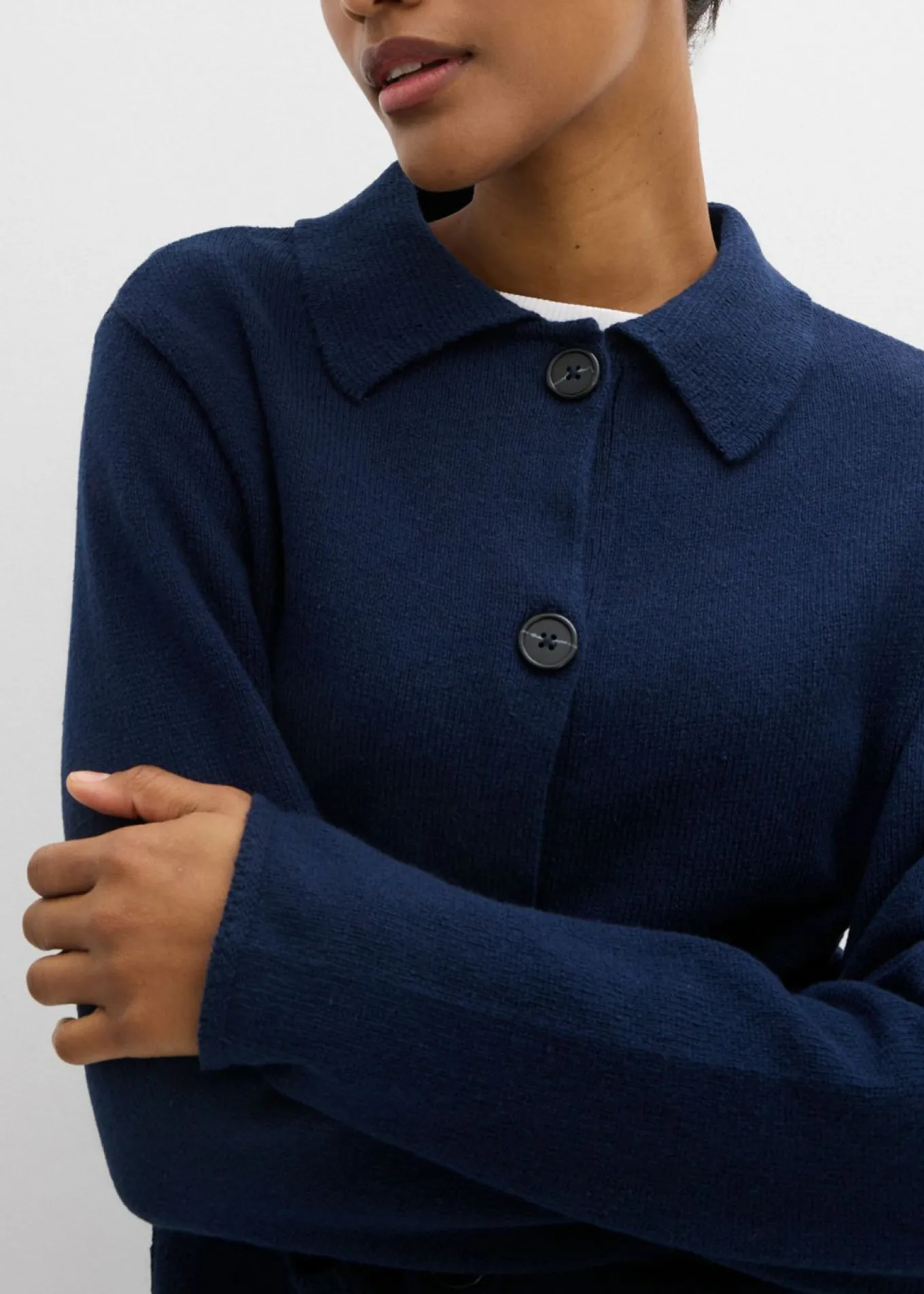 Chaqueta de punto de mezcla de viscosa