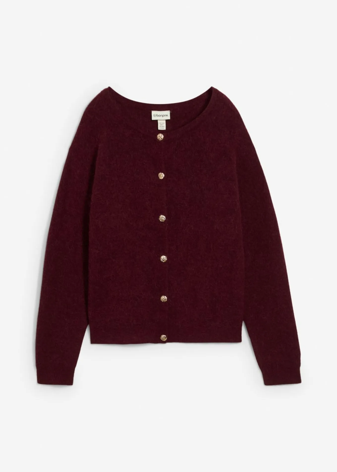 Chaqueta de punto de mezcla de alpaca