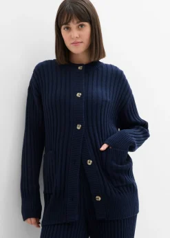 Chaqueta de punto de mezcla de viscosa suave