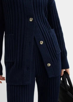 Chaqueta de punto de mezcla de viscosa suave