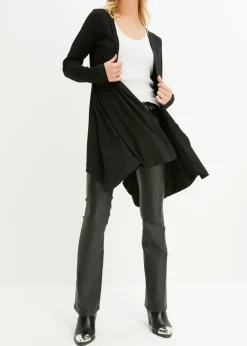 Chaqueta de punto de suave mezcla de viscosa