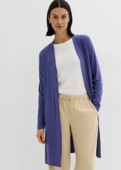 Chaqueta de punto de suave mezcla de viscosa