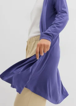 Chaqueta de punto de suave mezcla de viscosa