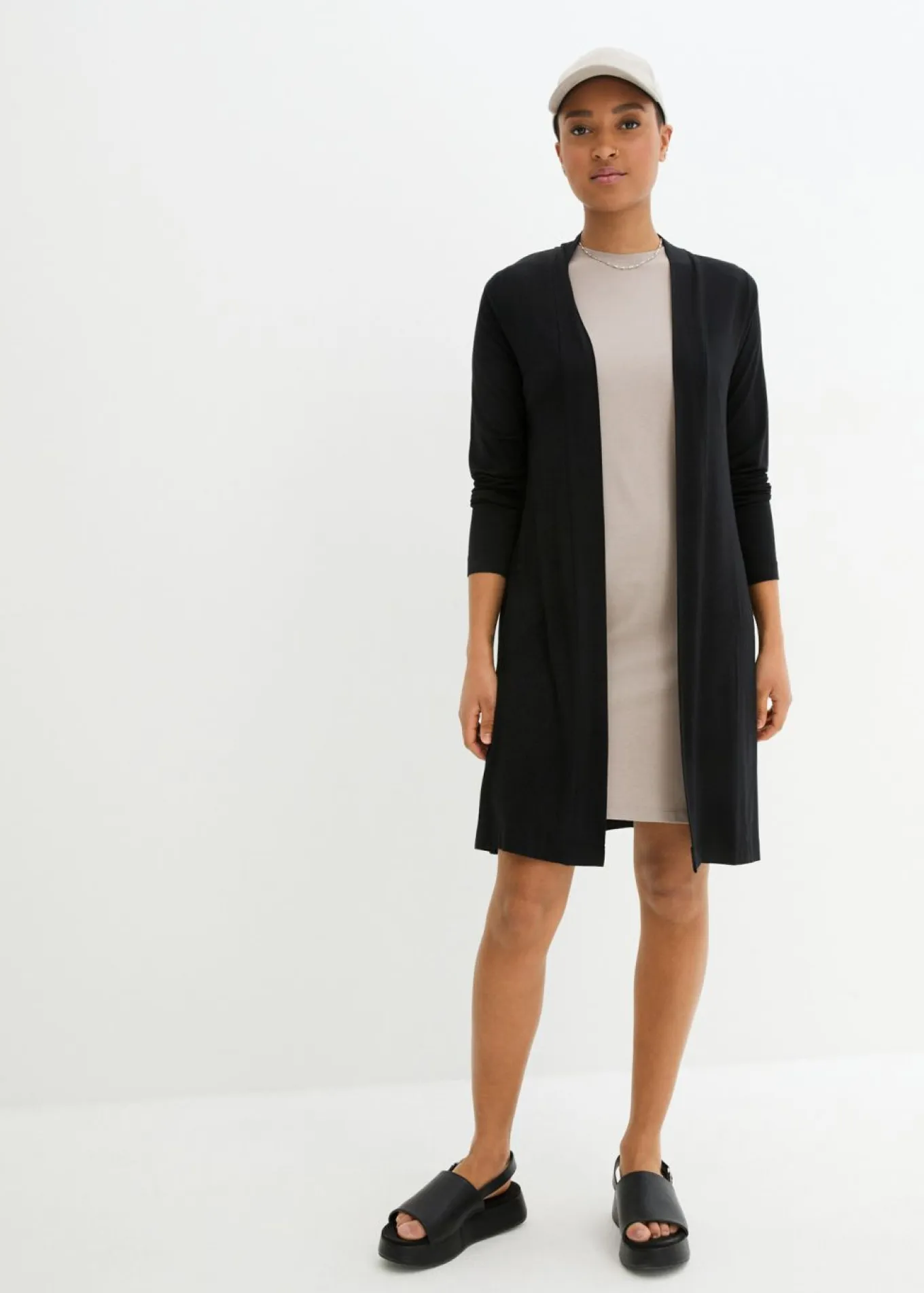 Chaqueta de punto de suave mezcla de viscosa