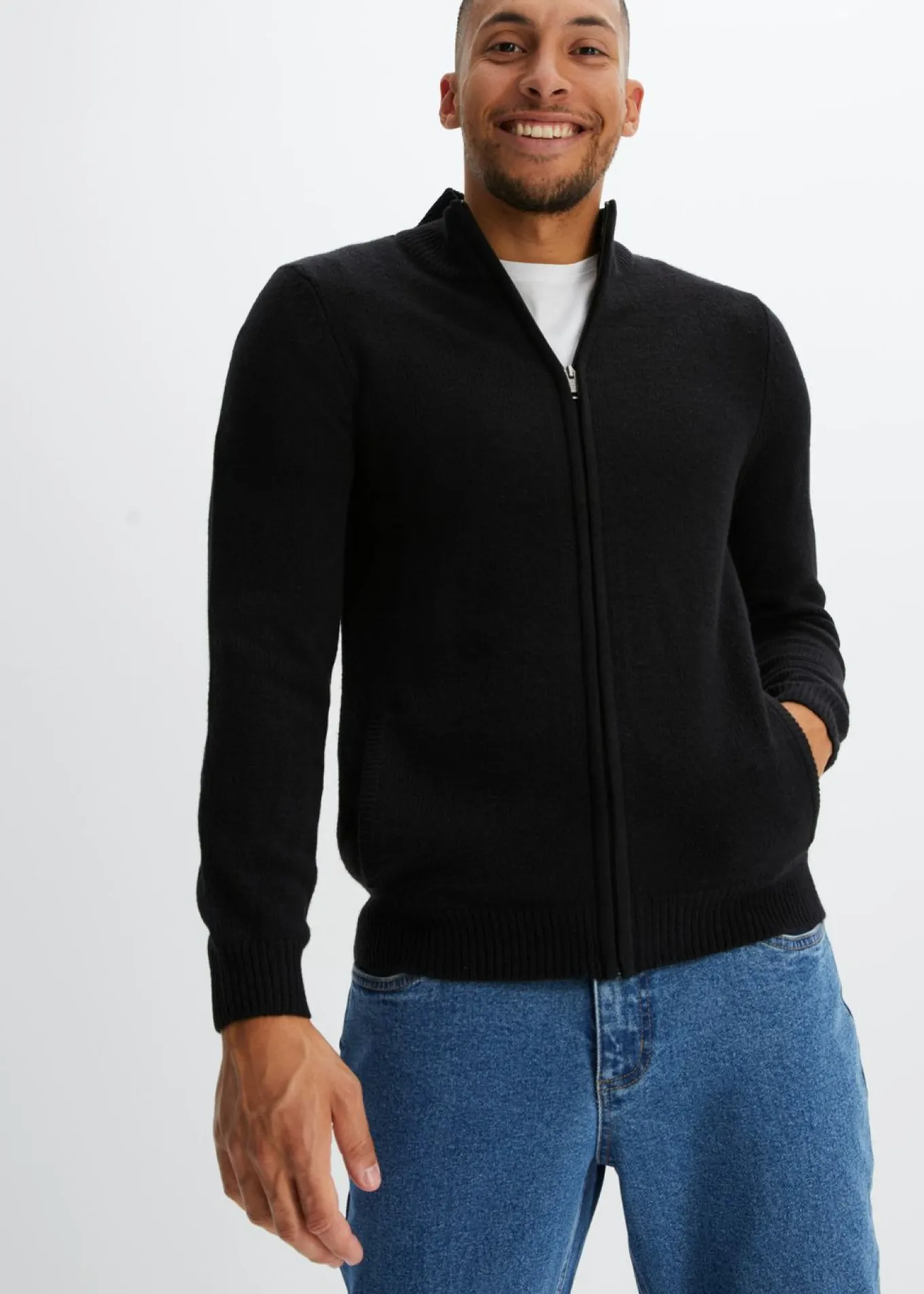 Chaqueta de punto fino