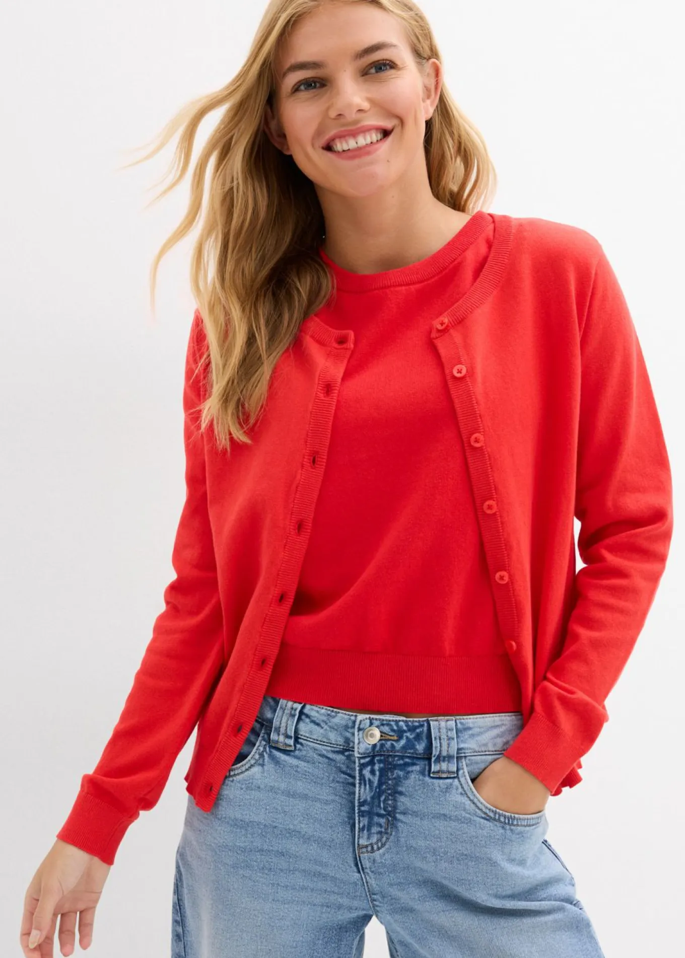 Chaqueta de punto fino