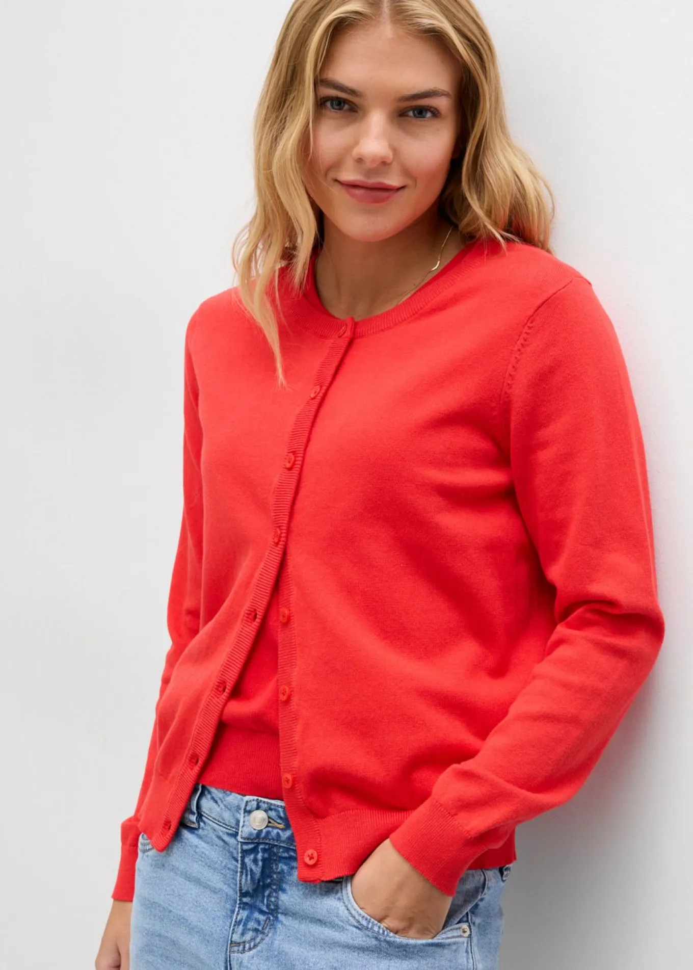 Chaqueta de punto fino