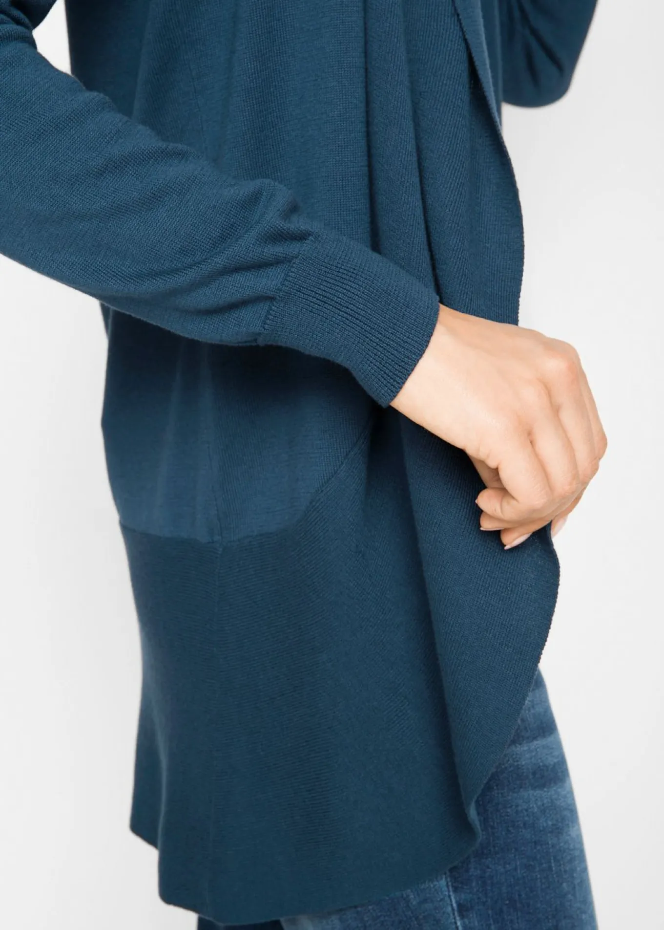 Chaqueta de punto fino