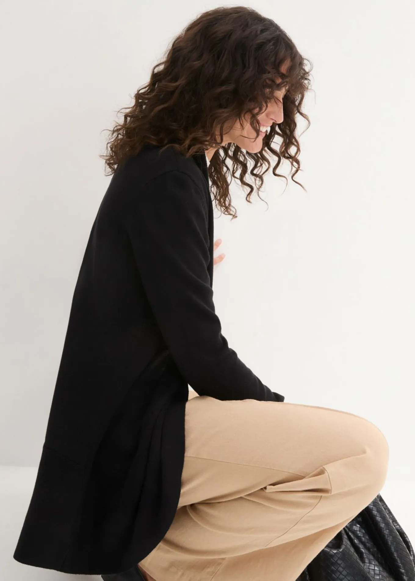 Chaqueta de punto fino