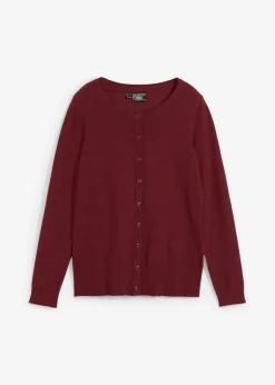 Chaqueta de punto fino con algodón reciclado