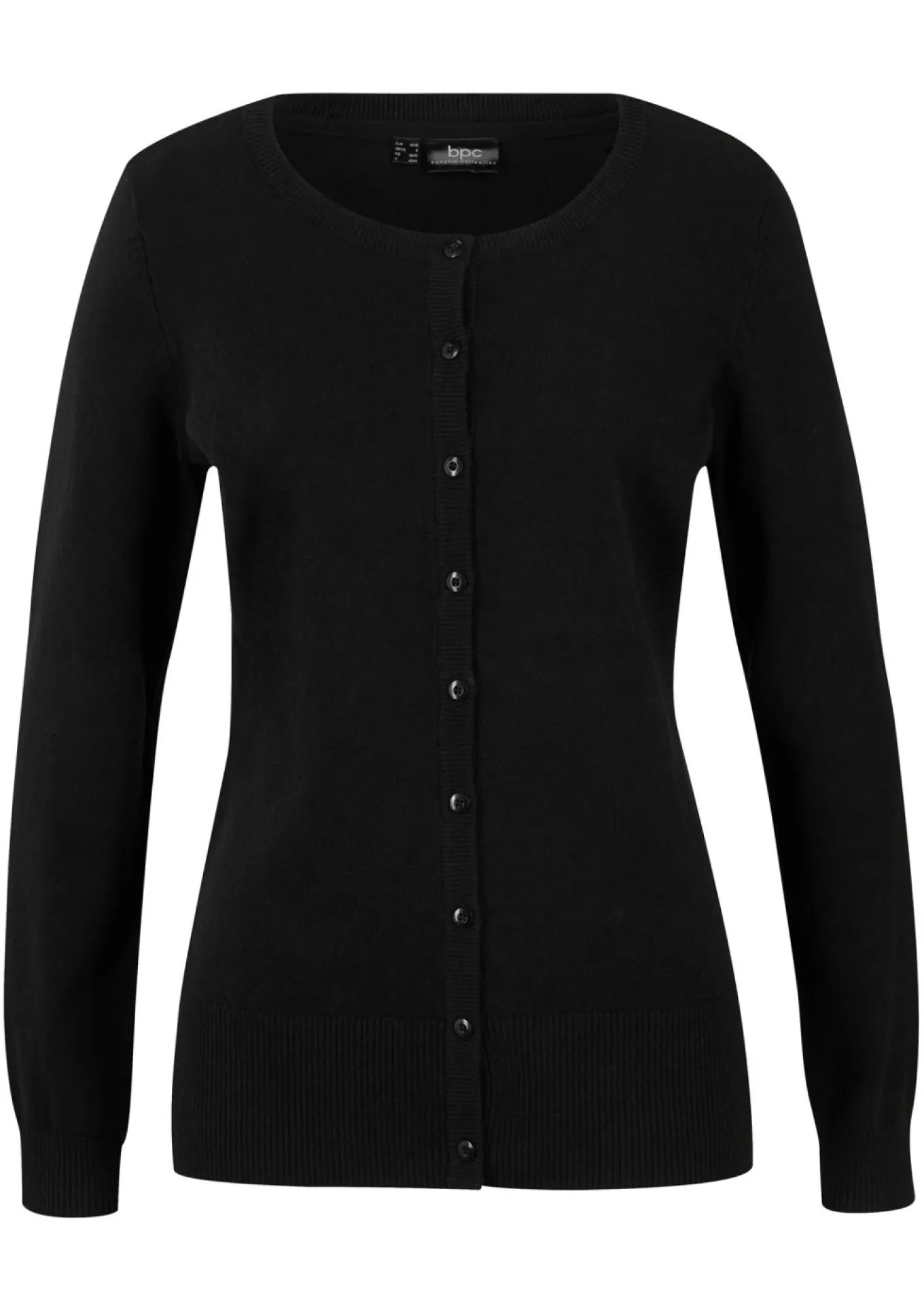 Chaqueta de punto fino con algodón reciclado