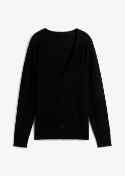 Chaqueta de punto fino con botones