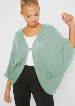 Chaqueta de punto fino de algodón puro
