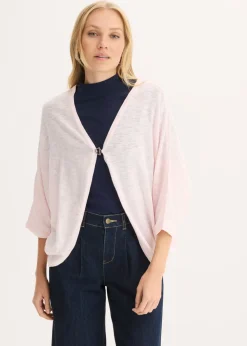Chaqueta de punto fino de algodón puro