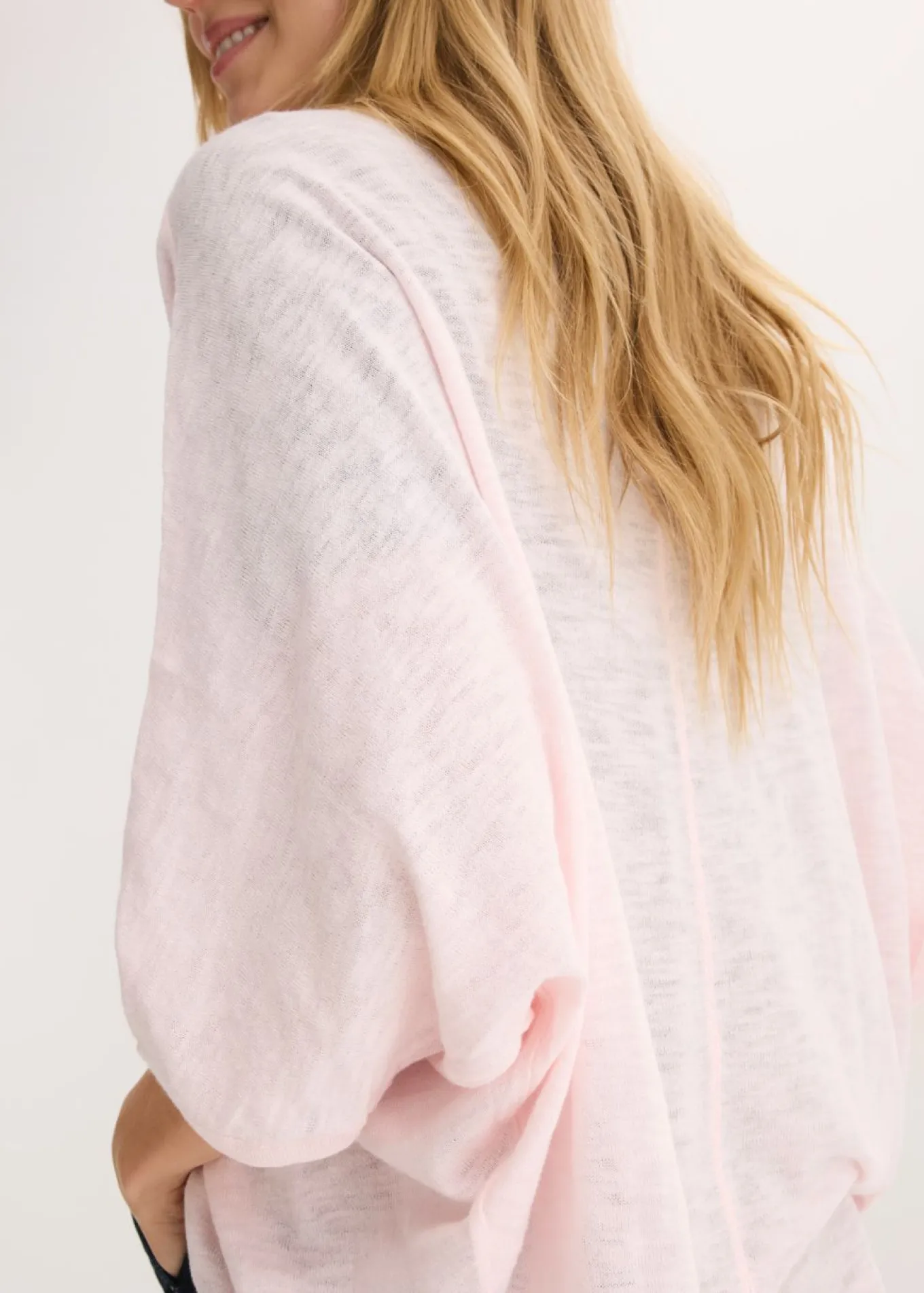 Chaqueta de punto fino de algodón puro