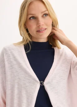 Chaqueta de punto fino de algodón puro