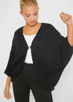 Chaqueta de punto fino de algodón puro