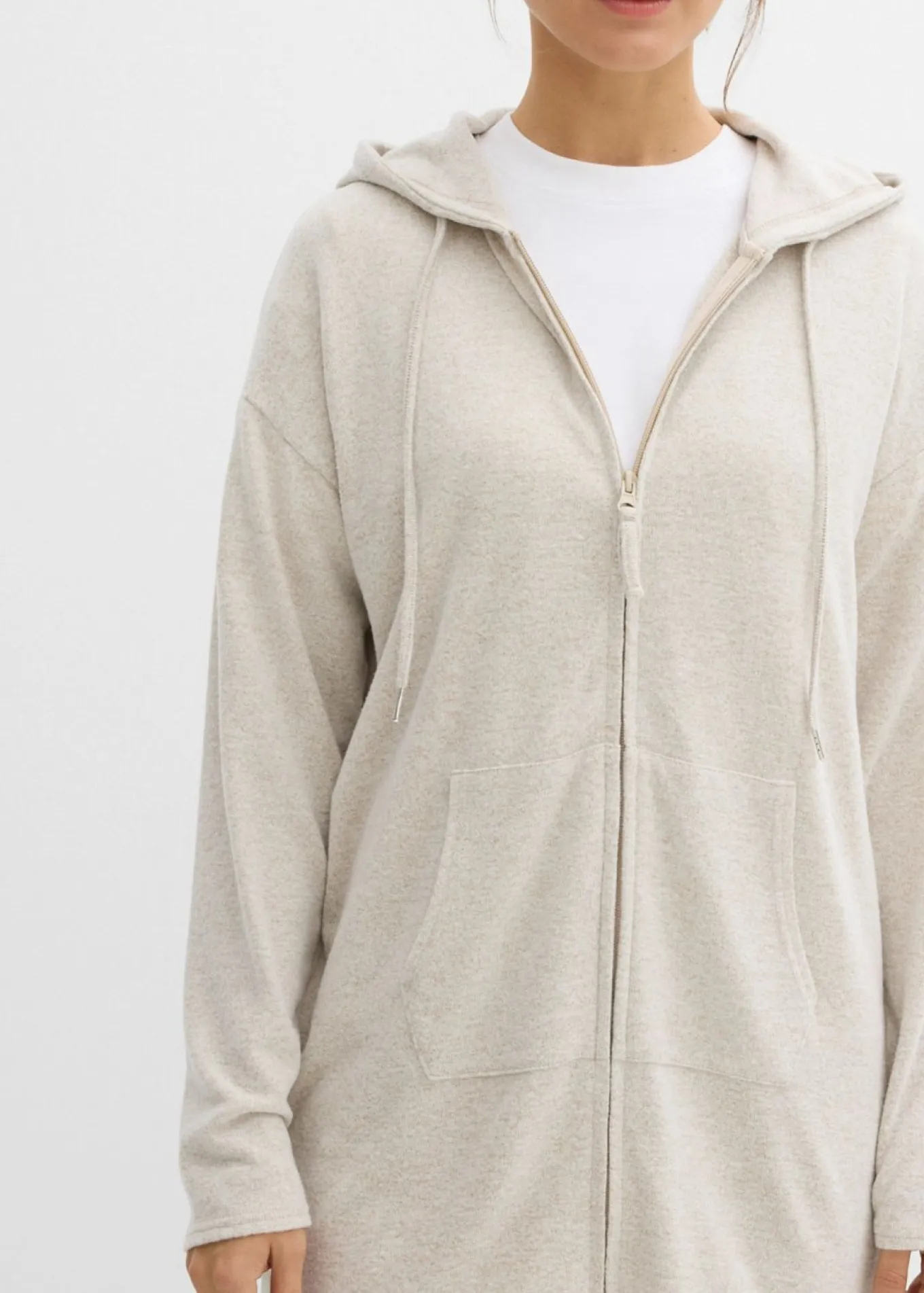 Chaqueta de punto fino de mezcla de viscosa con aspecto de punto