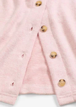 Chaqueta de punto fino de canalé