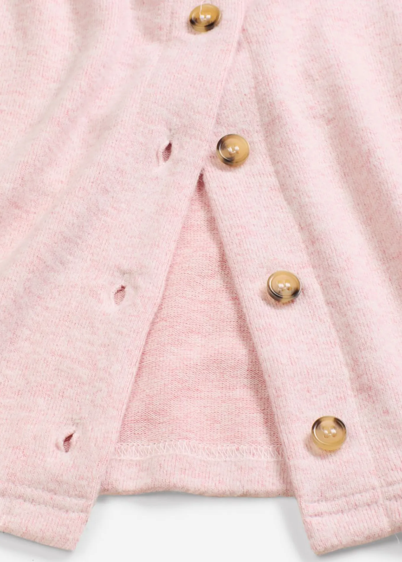 Chaqueta de punto fino de canalé