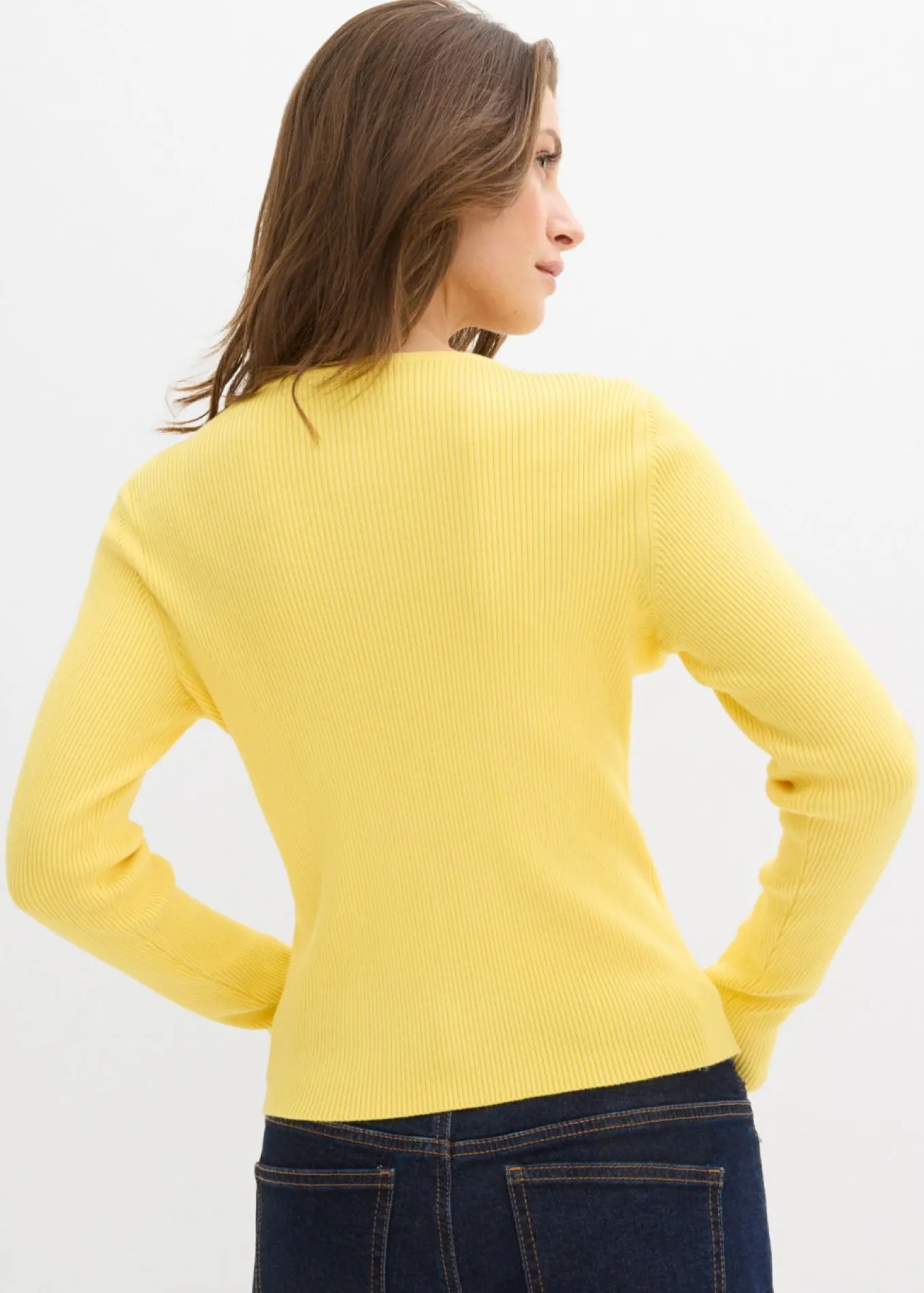 Chaqueta de punto fino de mezcla de viscosa suave