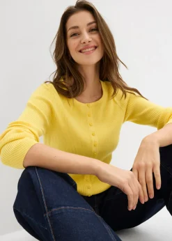 Chaqueta de punto fino de mezcla de viscosa suave