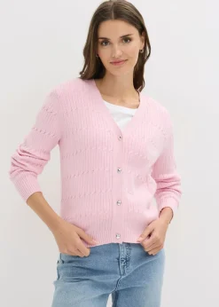 Chaqueta de punto fino de mezcla de viscosa