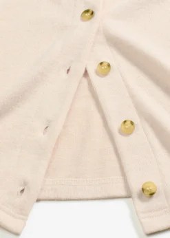 Chaqueta de punto fino de canalé
