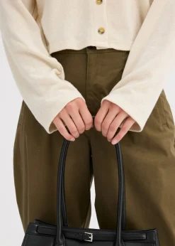 Chaqueta de punto fino de canalé