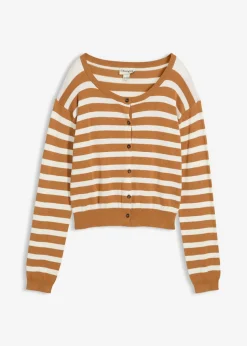 Chaqueta de punto fino de mezcla de viscosa suave