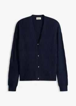 Chaqueta de punto fino de mezcla de viscosa