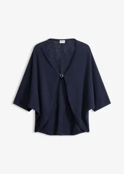 Chaqueta de punto fino de algodón puro