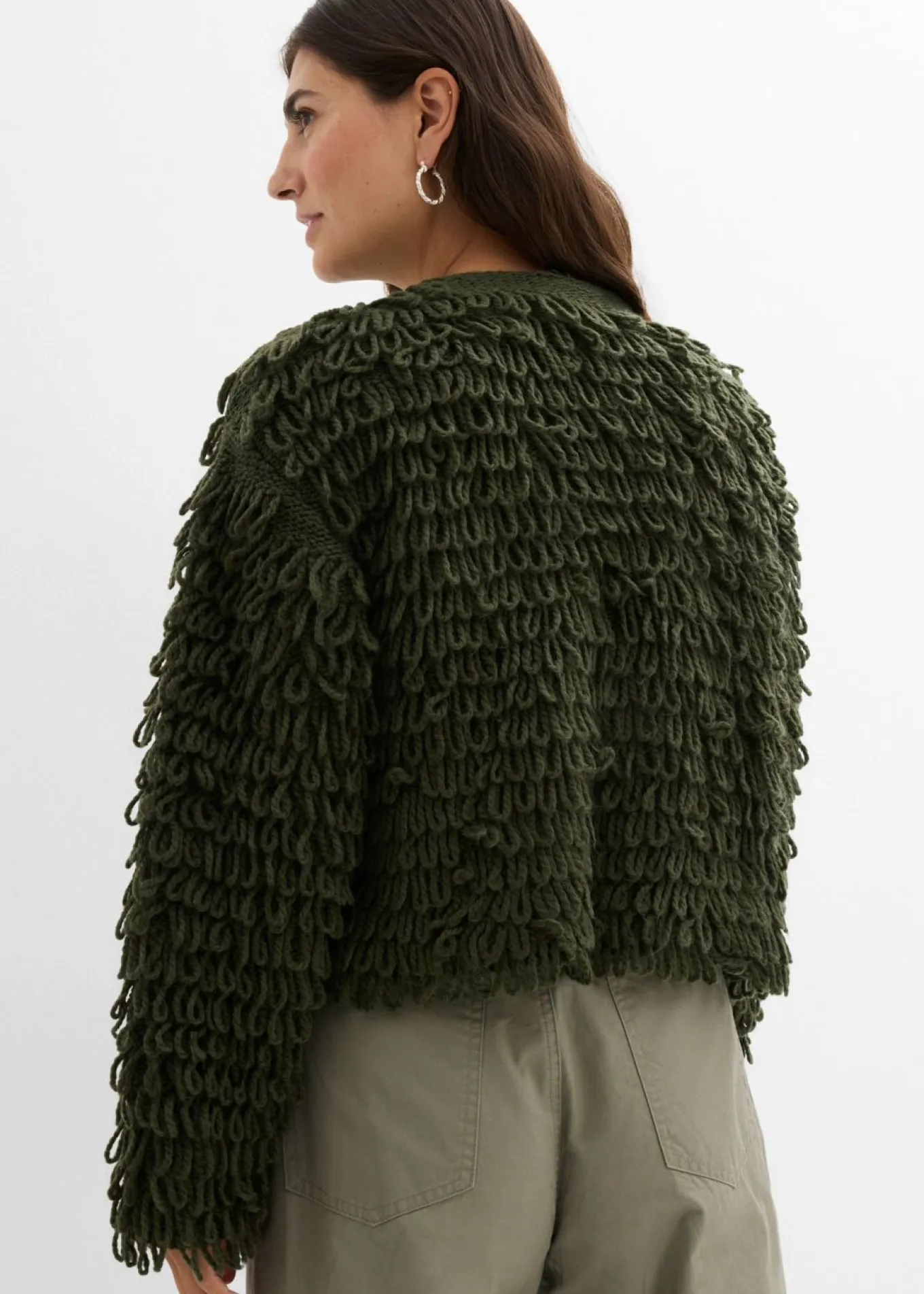 Chaqueta de punto grueso