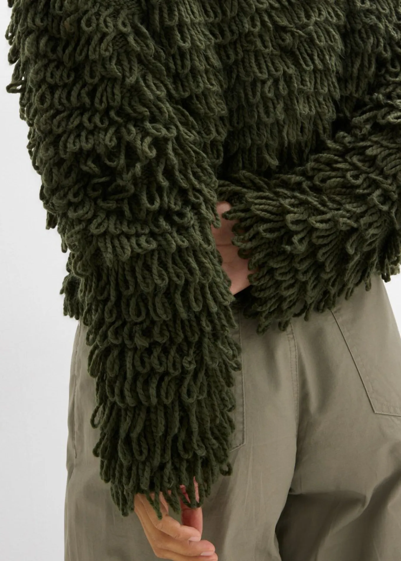 Chaqueta de punto grueso