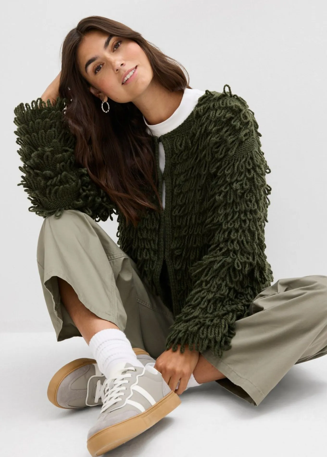 Chaqueta de punto grueso