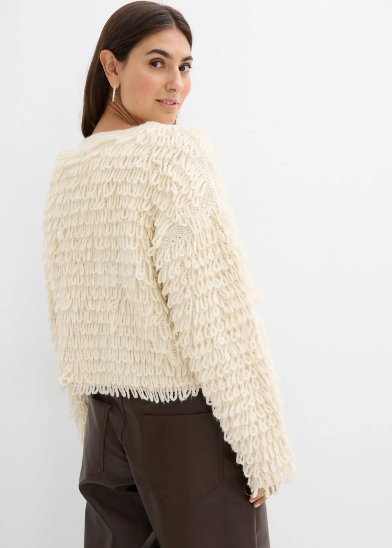Chaqueta de punto grueso