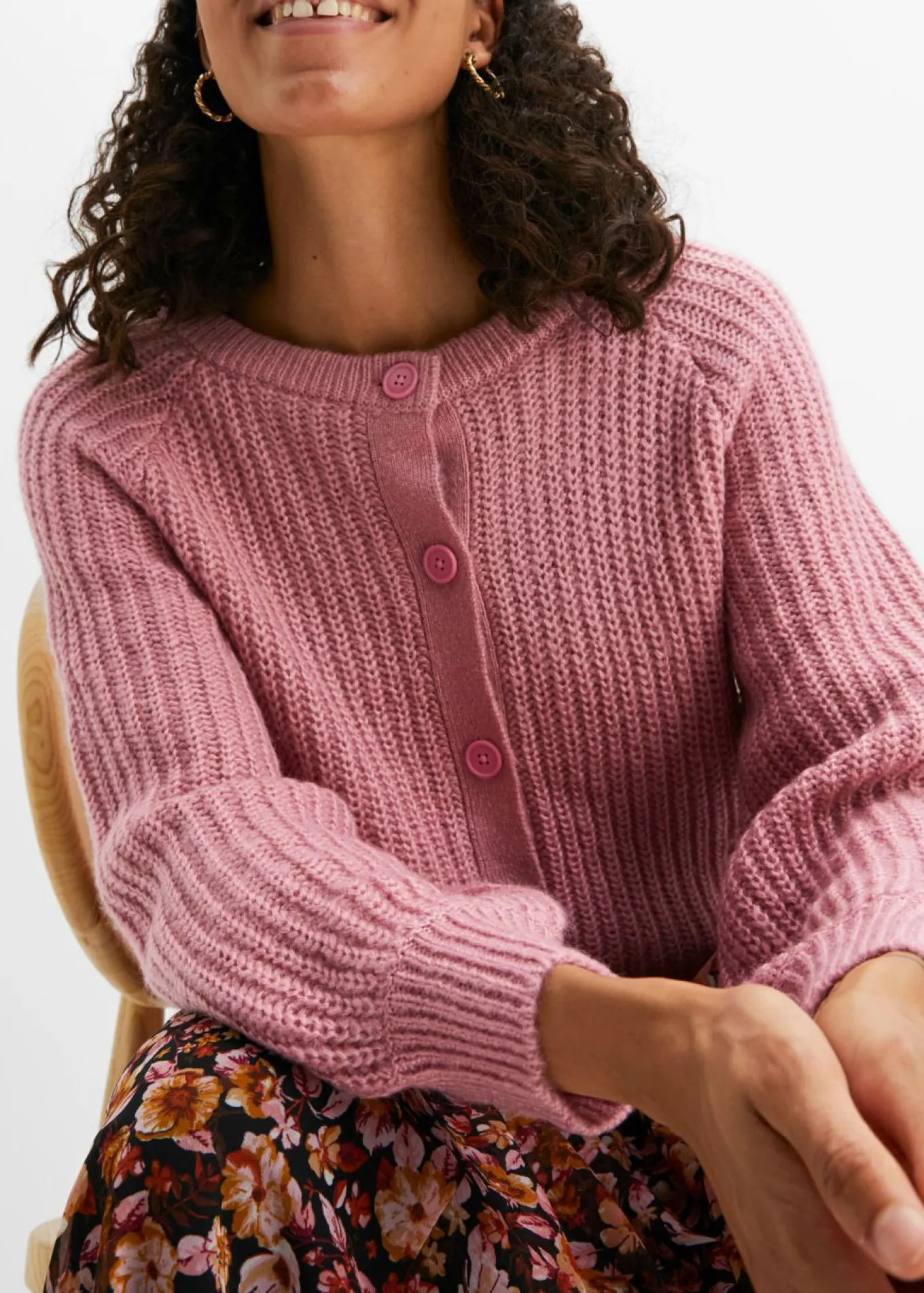 Chaqueta de punto grueso