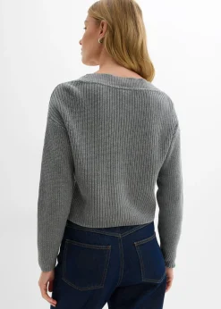 Chaqueta de punto grueso de algodón puro