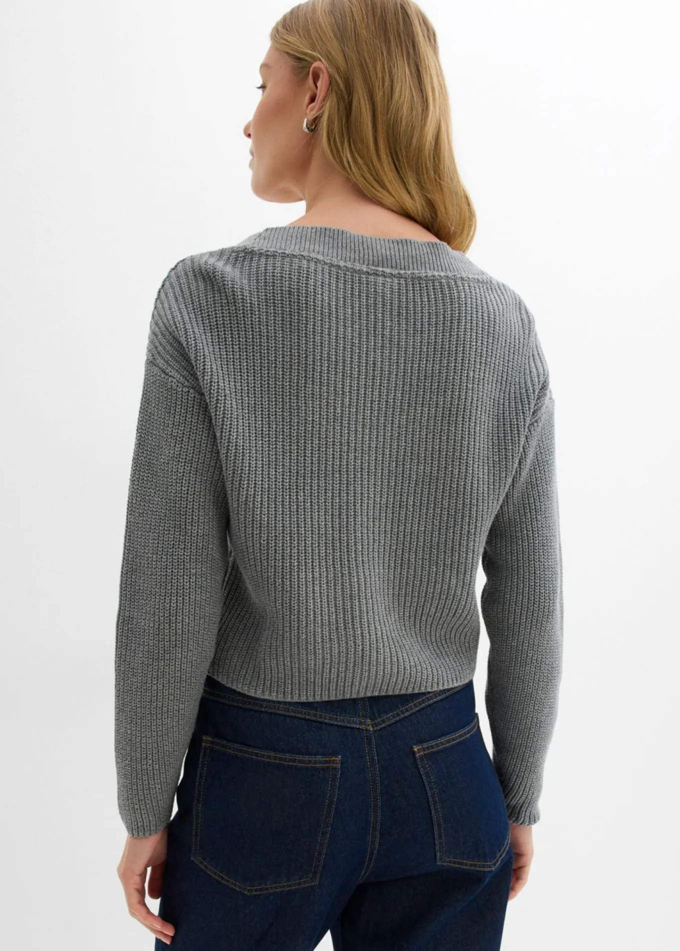 Chaqueta de punto grueso de algodón puro