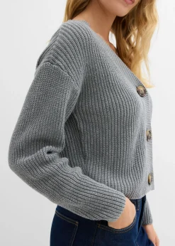 Chaqueta de punto grueso de algodón puro