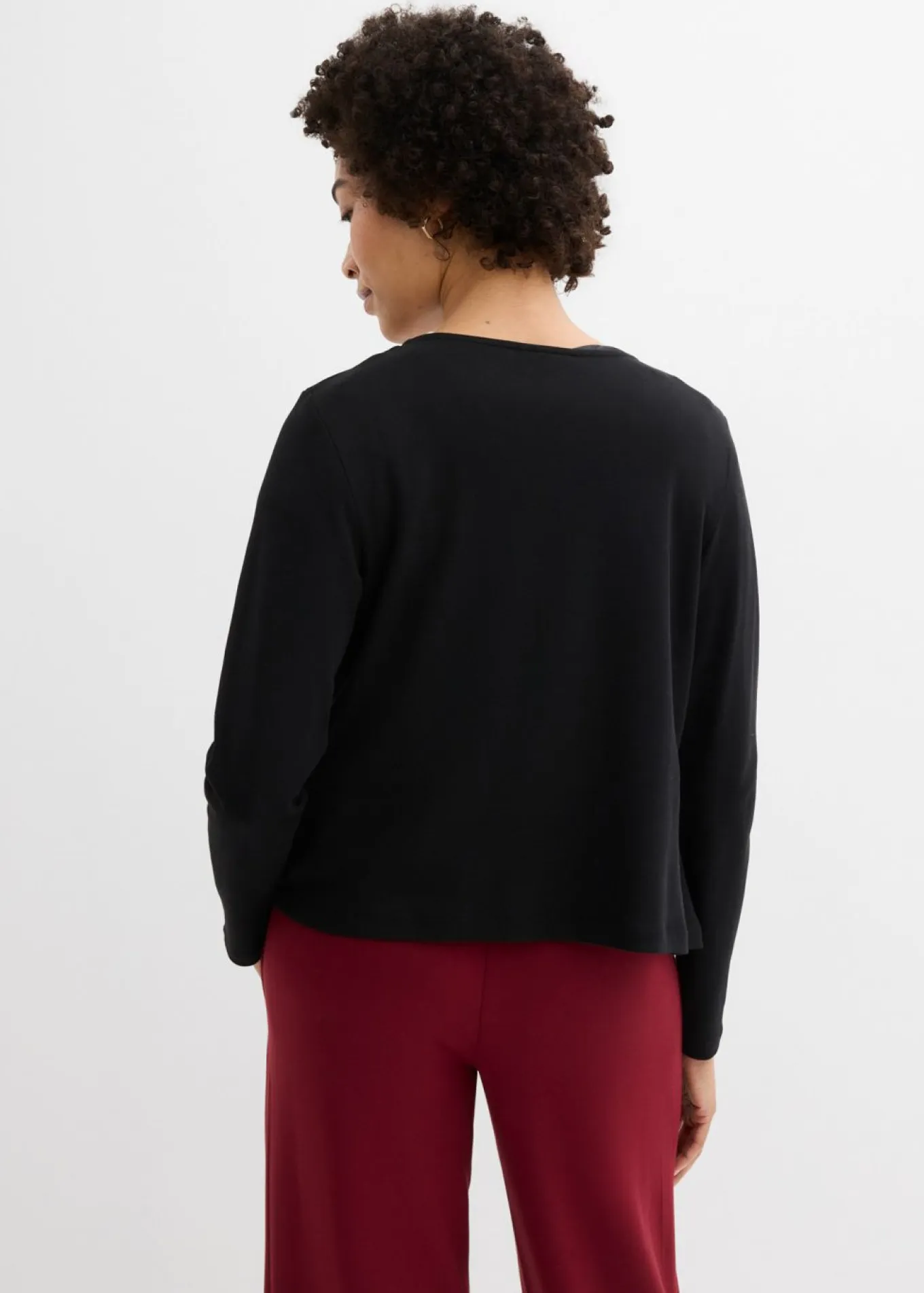 Chaqueta de punto grueso de algodón orgánico puro