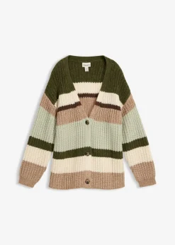Chaqueta de punto grueso con degradado cromático