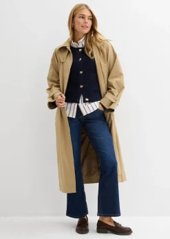 Chaqueta de punto grueso con botones con efecto martillado