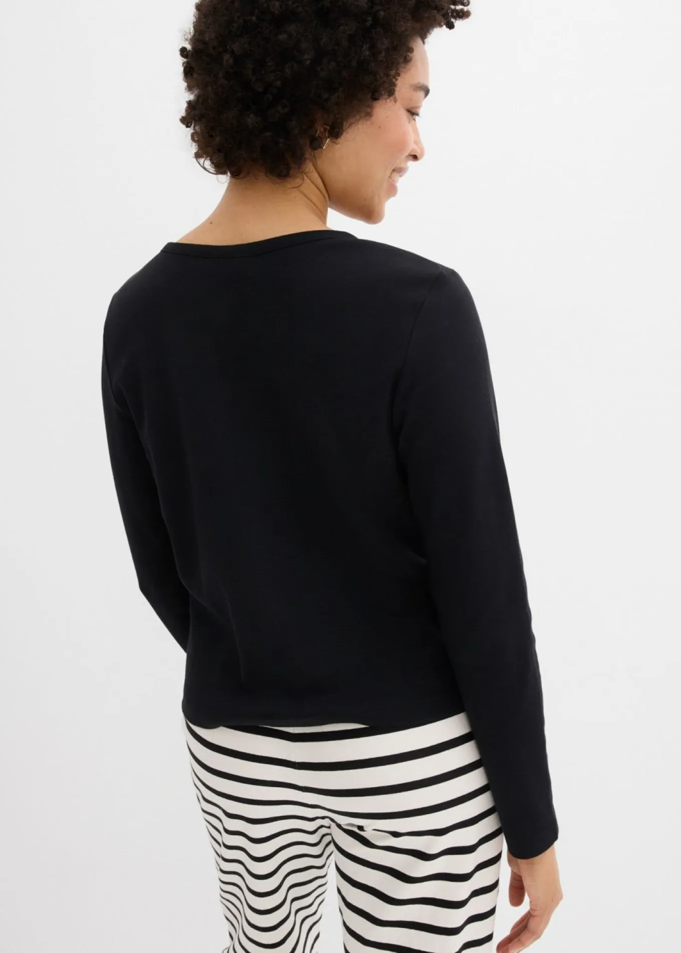 Chaqueta de punto grueso de algodón orgánico puro