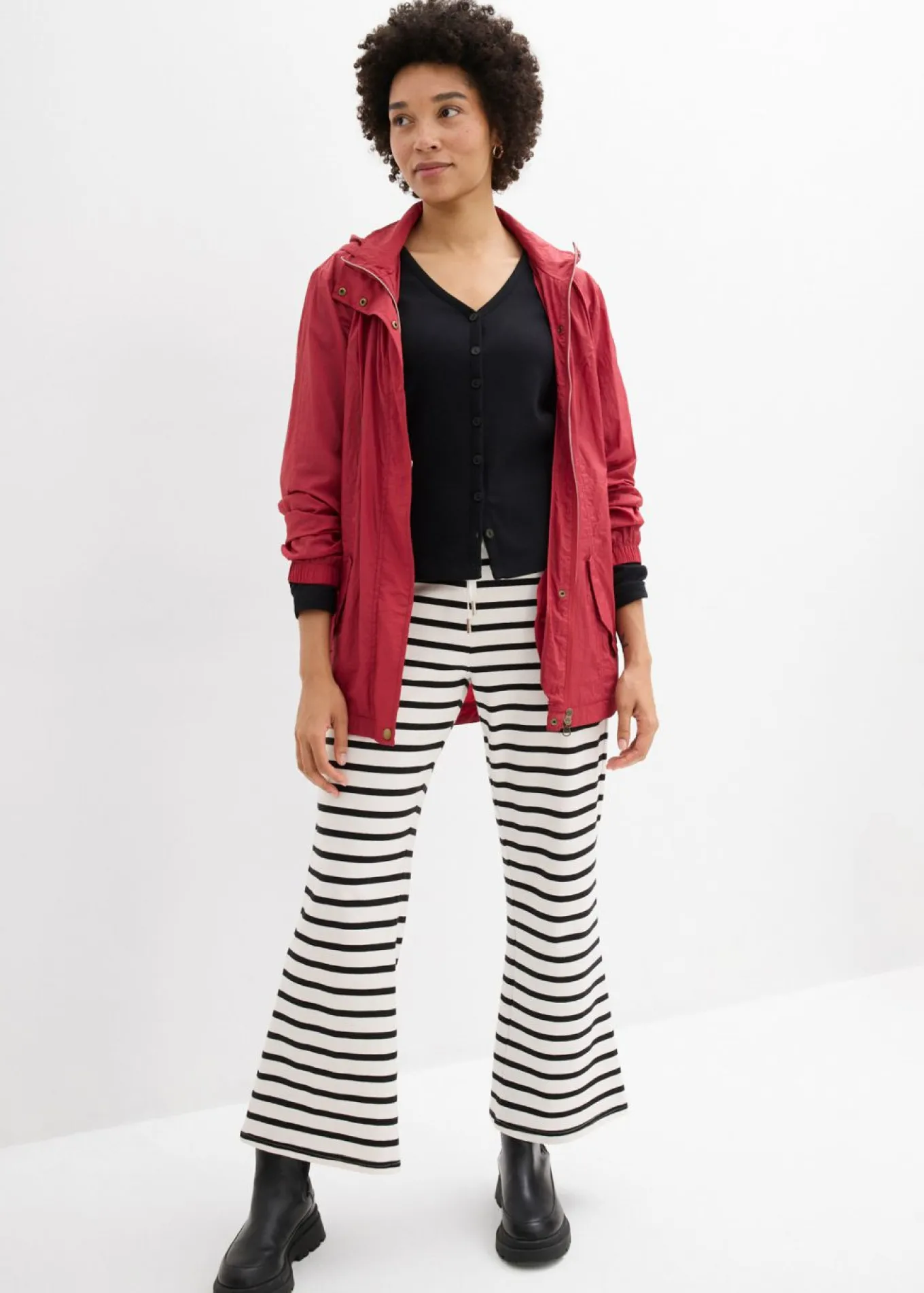 Chaqueta de punto grueso de algodón orgánico puro